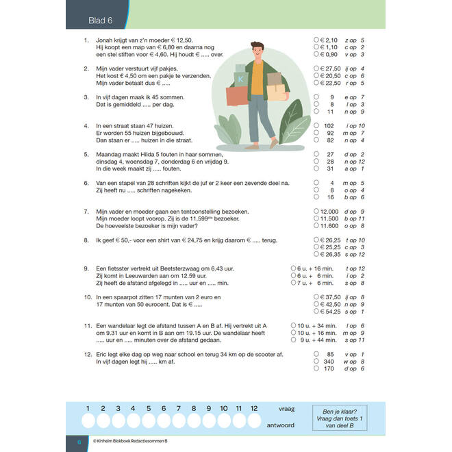 Blokboek redactiesommen B groep 6