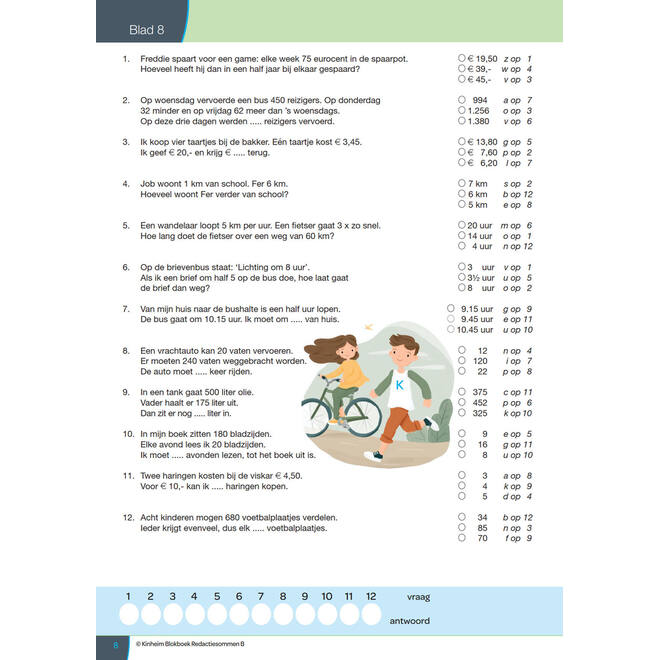 Blokboek redactiesommen B groep 6