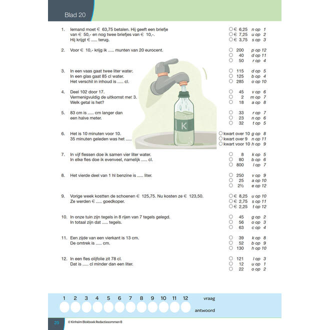 Blokboek redactiesommen B groep 6