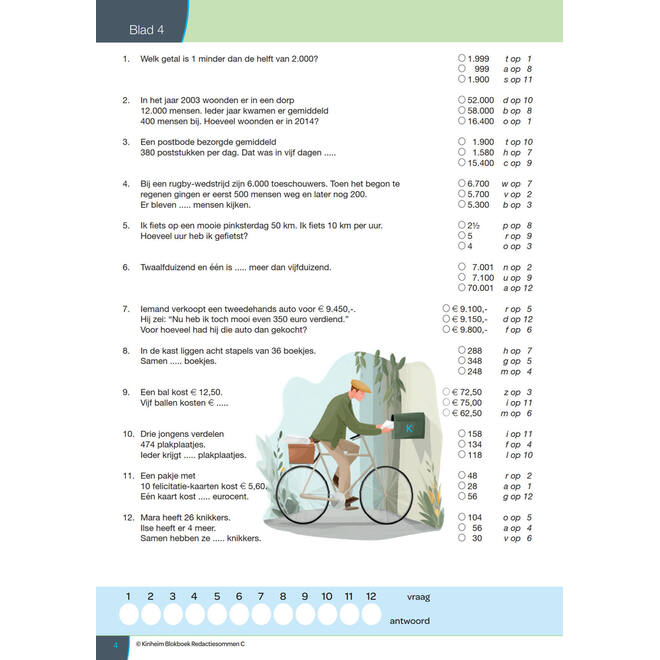 Blokboek redactiesommen C groep 7