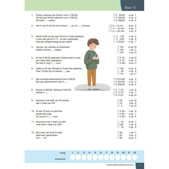 Blokboek redactiesommen C groep 7