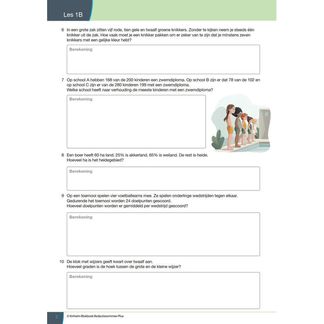 Blokboek redactiesommen Plus