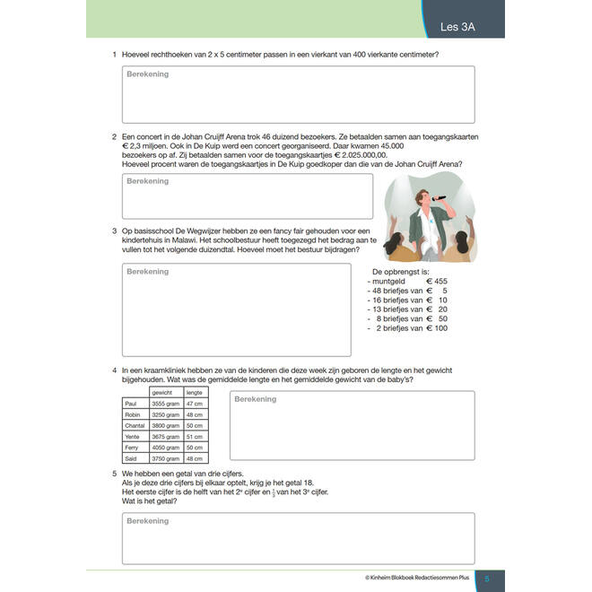 Blokboek redactiesommen Plus