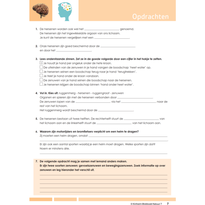 Blokboek natuur groep 7 (5 stuks)