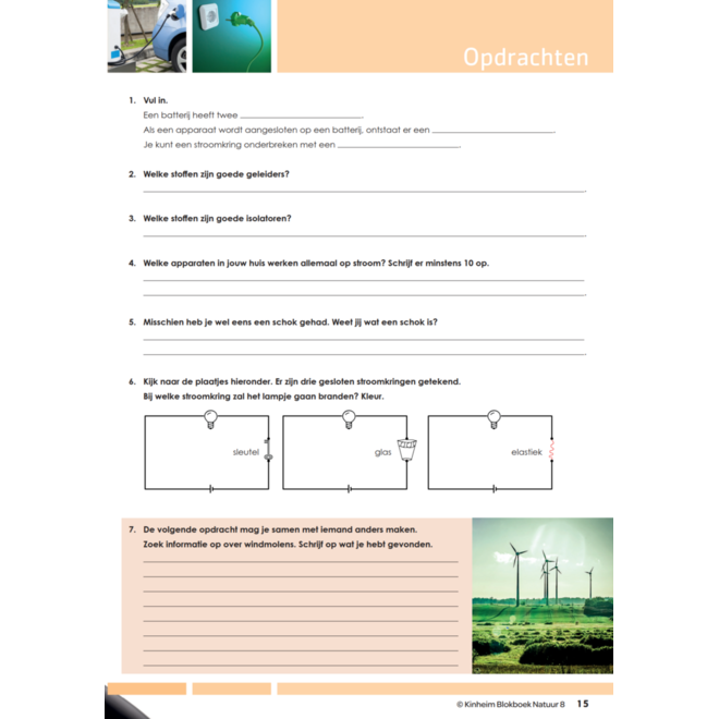Blokboek natuur groep 8 (5 stuks)