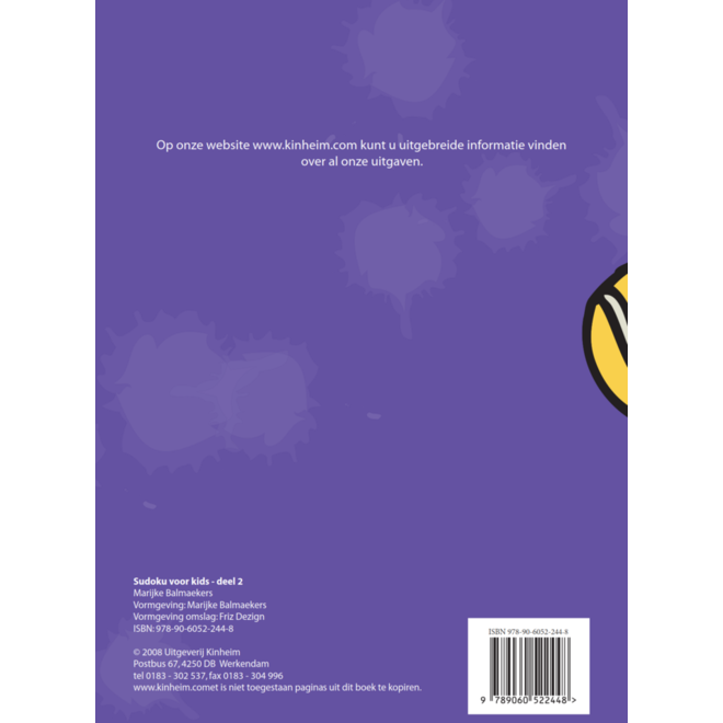 Sudoku voor Kids 2 groep 4