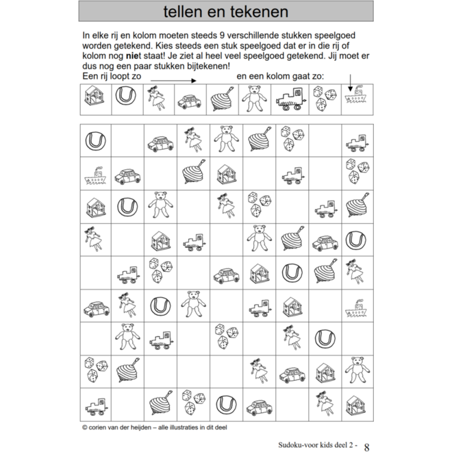 Sudoku voor Kids 2 groep 4