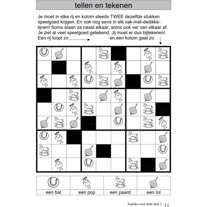 Sudoku voor Kids 2 groep 4