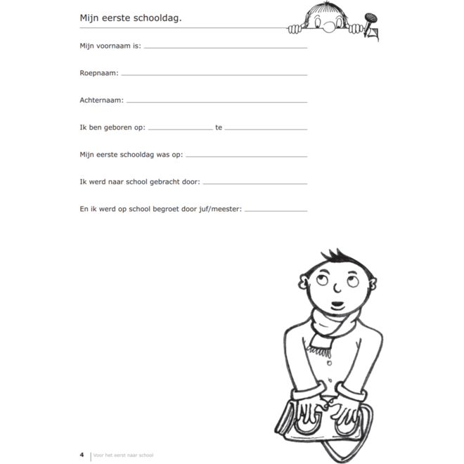 Voor het eerst naar school (5 stuks)
