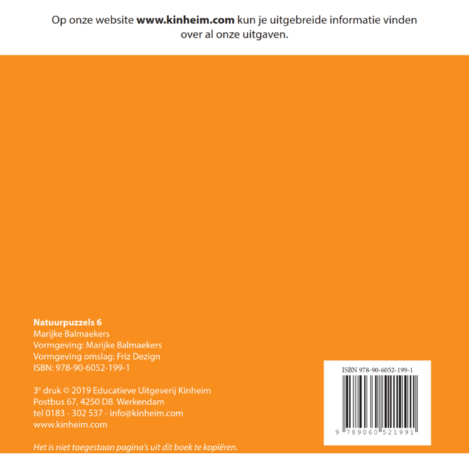Natuurpuzzels groep 6 (5 stuks)