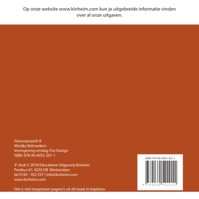 Natuurpuzzels groep 8 (5 stuks)