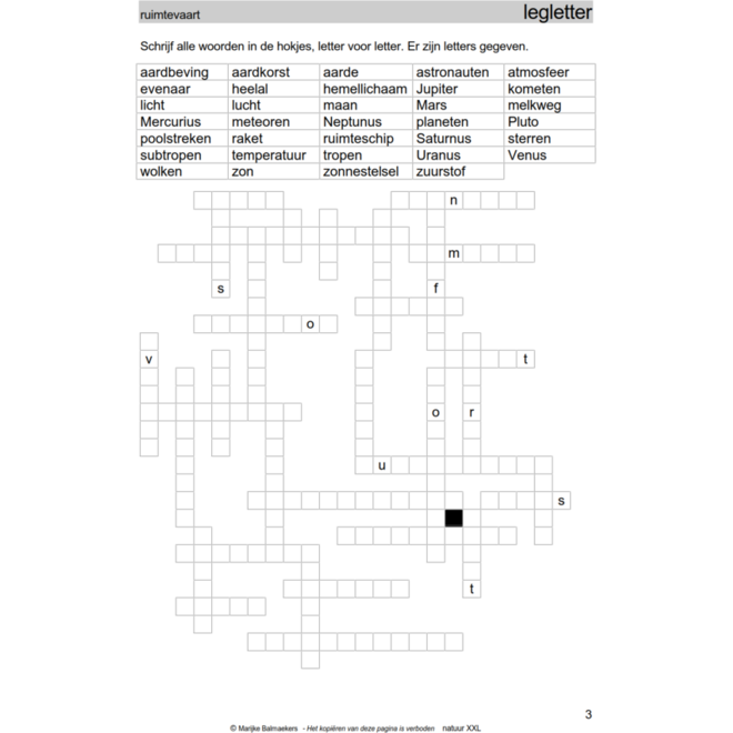 Natuurpuzzels XXL groep 8 (5 stuks)