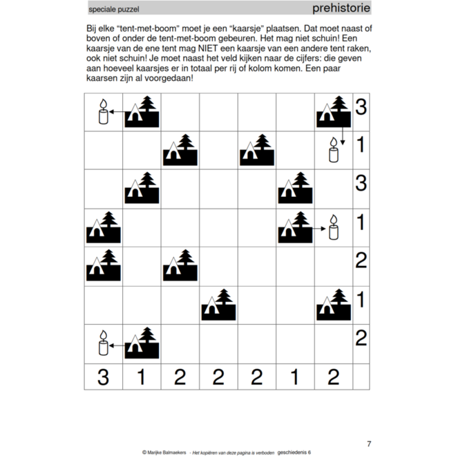 Geschiedenispuzzels groep 6 deel 1 (5 stuks)