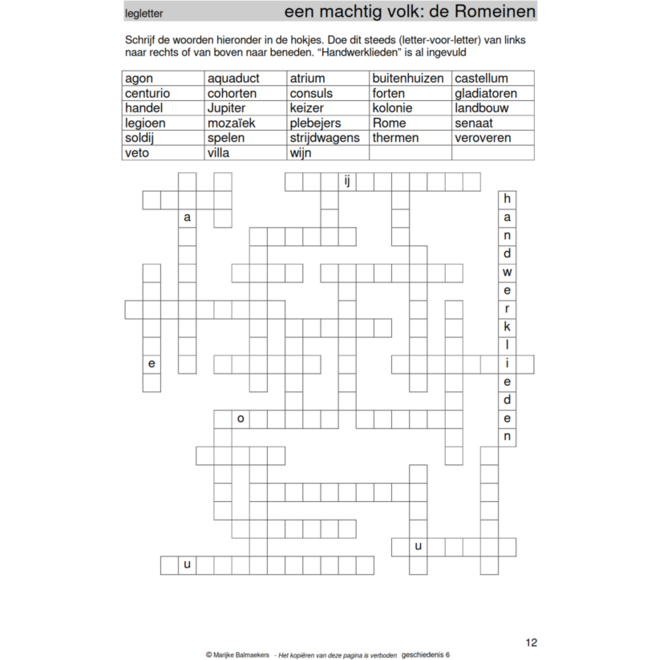 Geschiedenispuzzels groep 6 deel 1 (5 stuks)
