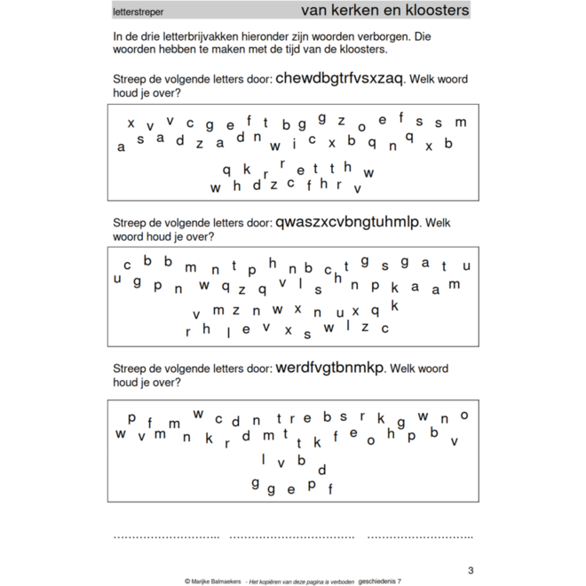Geschiedenispuzzels groep 7 deel 2 (5 stuks)