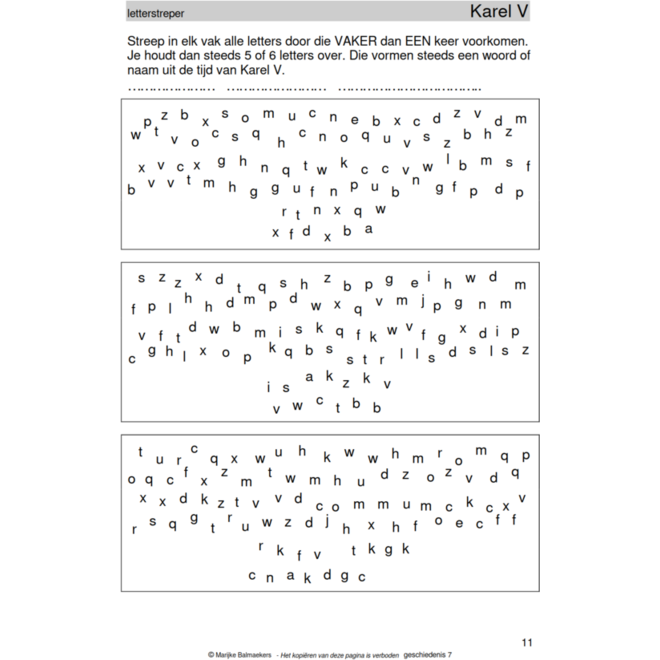 Geschiedenispuzzels groep 7 deel 2 (5 stuks)