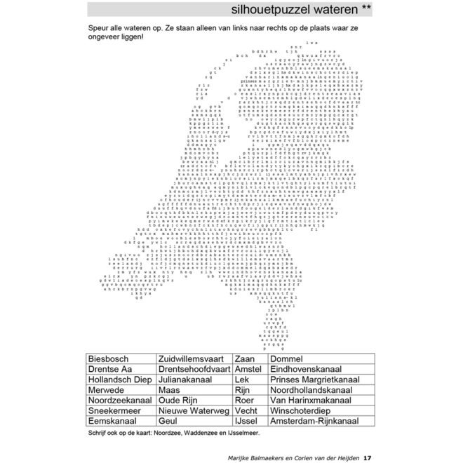 Aardrijkskundepuzzels groep 5 Nederland