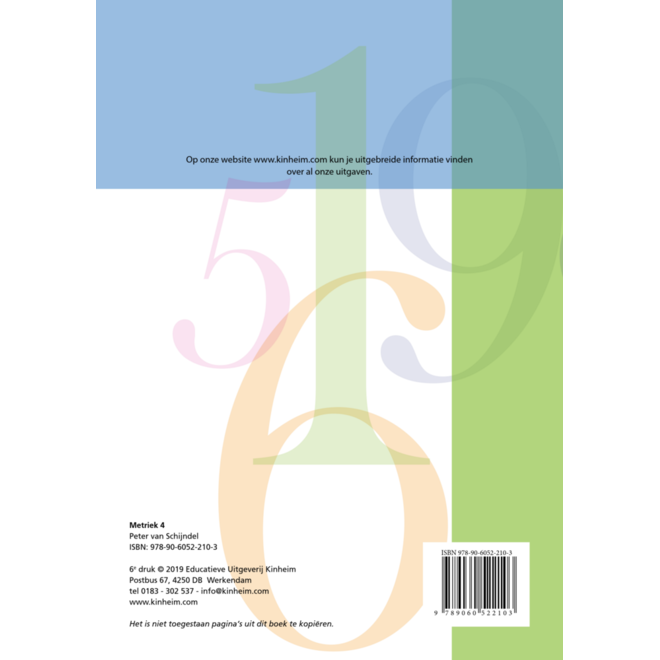 Blokboek Metriek groep 4 (5 stuks)