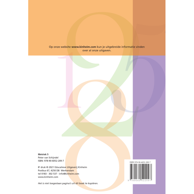 Blokboek Metriek groep 5 (5 stuks)