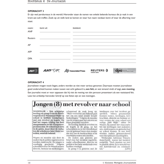 Journalistiek werkgids (5 stuks)