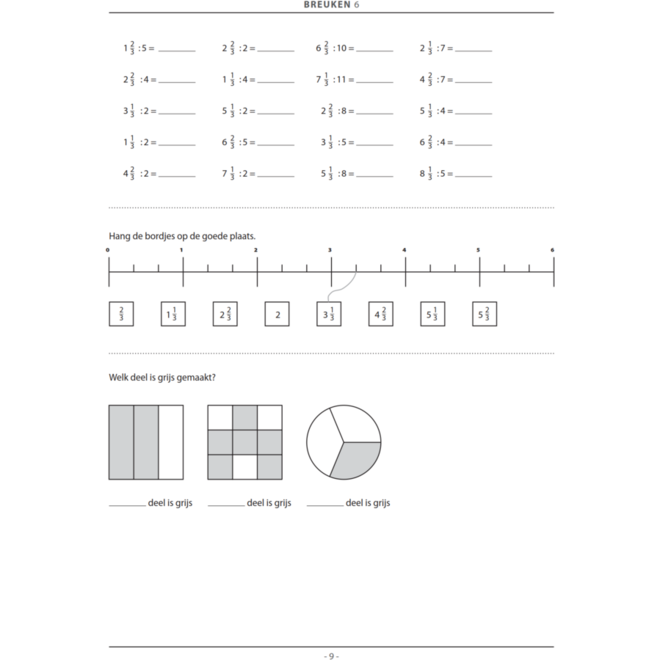 Breuken groep 6 (5 stuks)