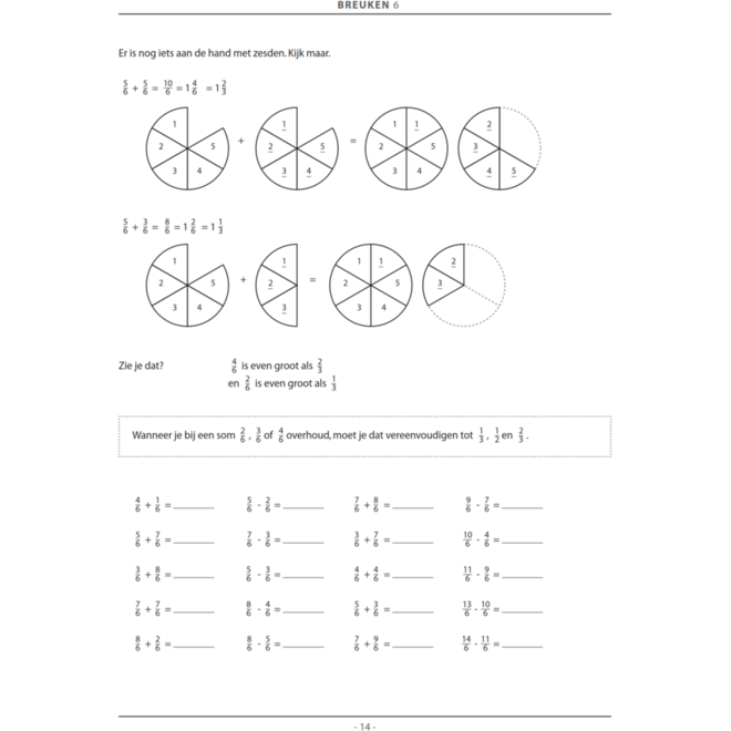Breuken groep 6 (5 stuks)
