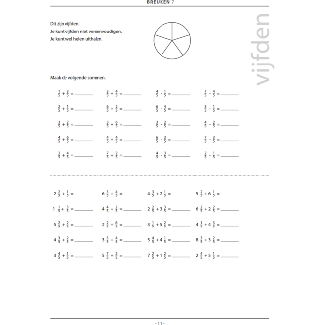 Breuken groep 7 (5 stuks)