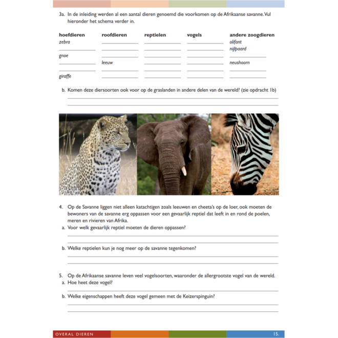 Overal dieren werkgids (5 stuks)