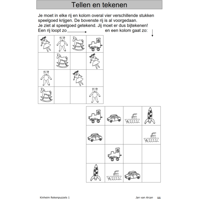 Rekenpuzzels 1 (5 stuks)