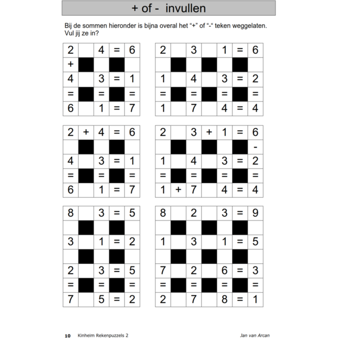 Rekenpuzzels 2 (5 stuks)