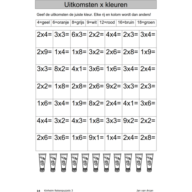 Rekenpuzzels 3 (5 stuks)