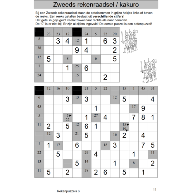 Rekenpuzzels 6 (5 stuks)