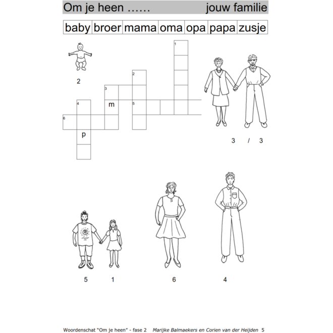 Woordenschat fase 2 (5 stuks)