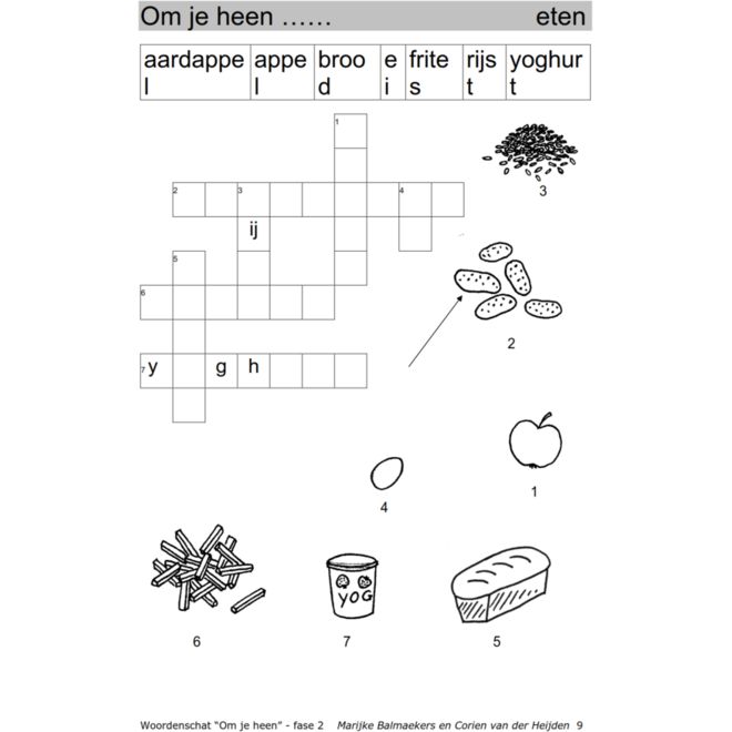 Woordenschat fase 2 (5 stuks)