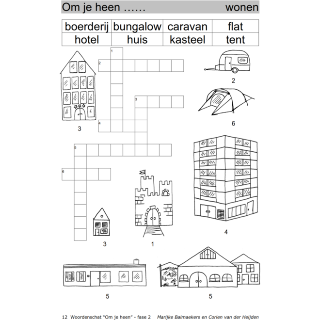 Woordenschat fase 2 (5 stuks)