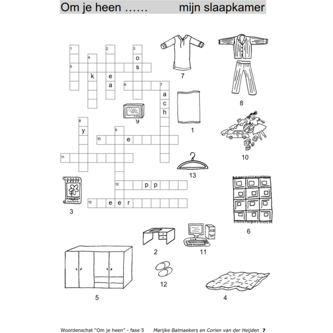Woordenschat fase 5 (5 stuks)