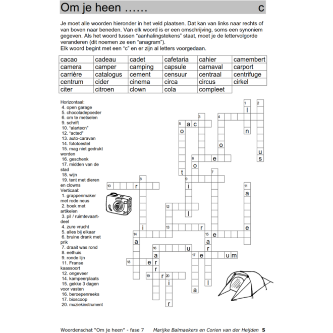 Woordenschat fase 7 (5 stuks)