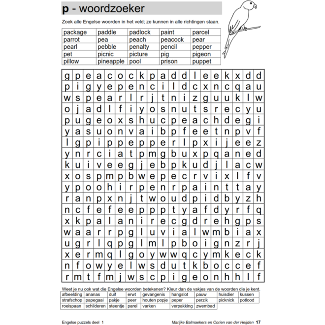 Engelse puzzels 1 (5 stuks)