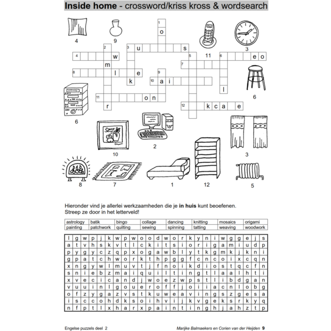 Engelse puzzels 2 (5 stuks)