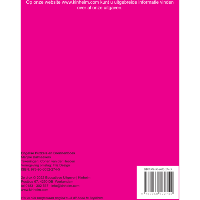 Engelse puzzels bronnenboek