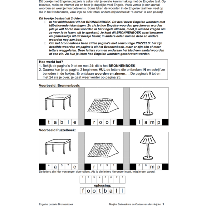 Engelse puzzels bronnenboek (5 stuks)
