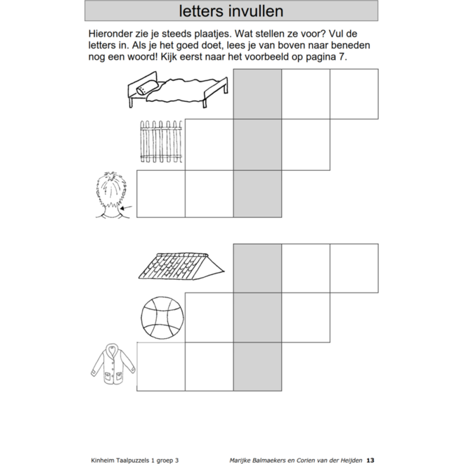 Taalpuzzels 1 groep 3 (5 stuks)