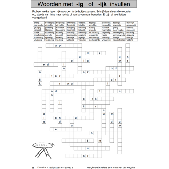 Taalpuzzels 6 groep 8