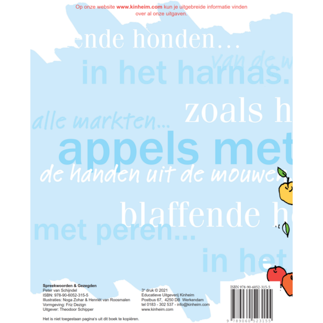 Spreekwoorden & Gezegden (5 stuks)