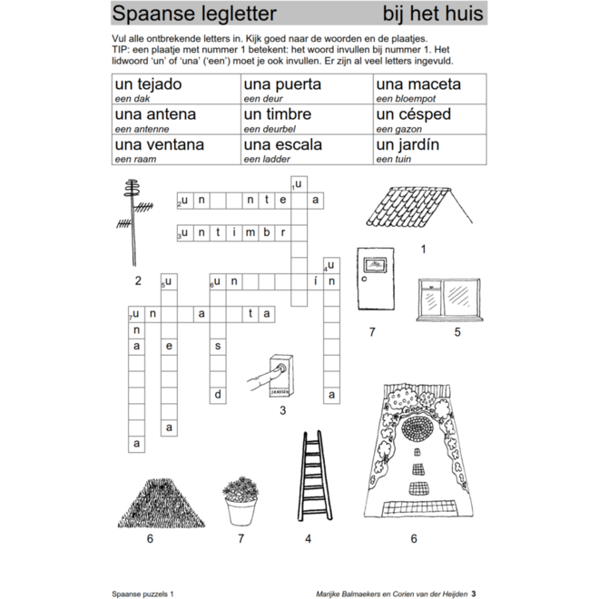 Spaanse puzzels 1 (5 stuks)