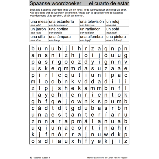 Spaanse puzzels 1 (5 stuks)