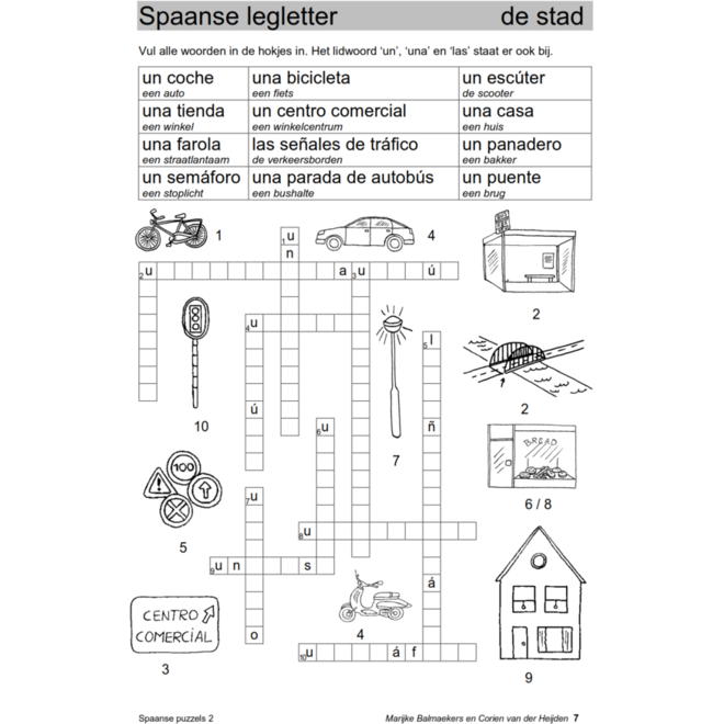 Spaanse puzzels 2 (5 stuks)