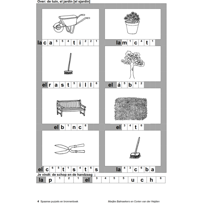 Spaanse puzzels bronnenboek (5 stuks)