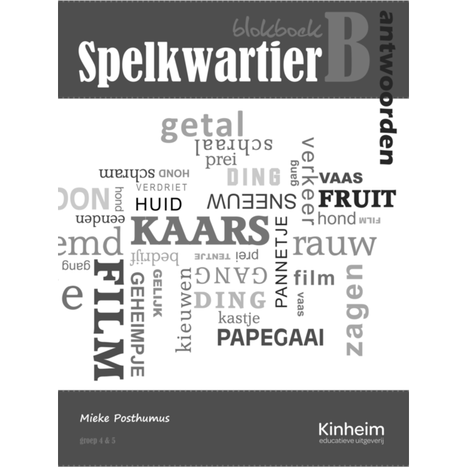 Blokboek spelkwartier B groep 4 - 5 antwoorden