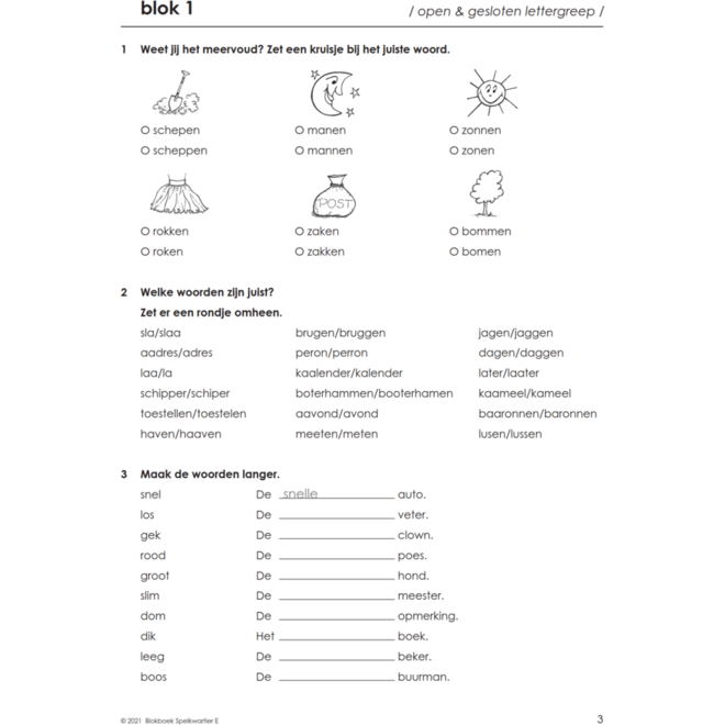 Blokboek spelkwartier E groep 7 - 8 (5 stuks)